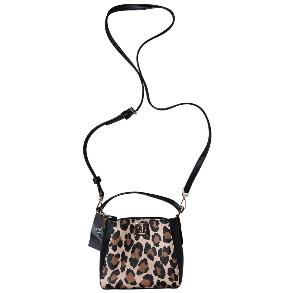 Kate Spade Phoebe Mini‎ Top Handle Crossbody in Brown Multi NWT